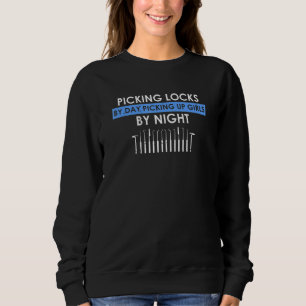 Mens Berufliche Schmiede für einen Loscksmith-Pick Sweatshirt