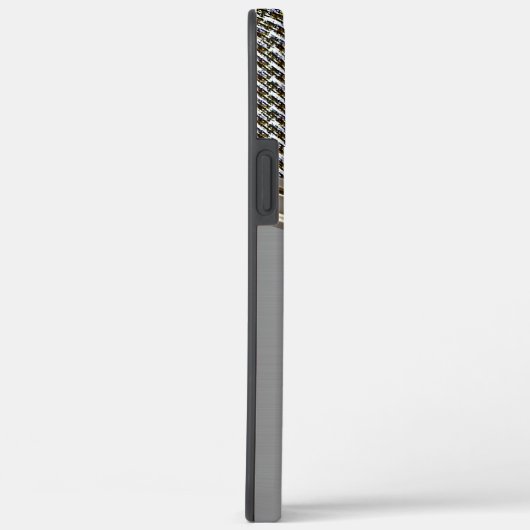 Mens Berufliches Monogramm-Metallic-Look Case-Mate iPhone Hülle (Rückseite / Rechts)