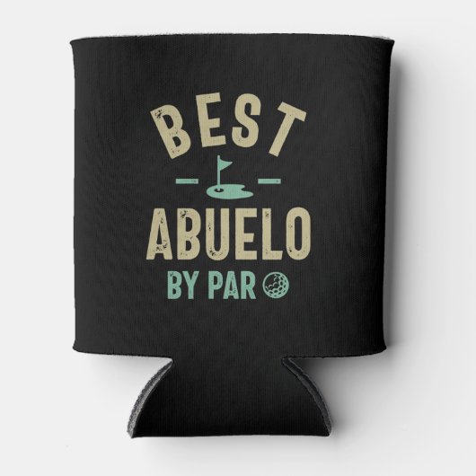 Mens Best Abuelo by Par Großvater Dosenkühler (Vorderseite)