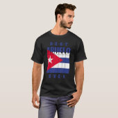 Mens Best Abuelo Ever Cuban Fathers Day Cuba Flag T-Shirt (Vorne ganz)
