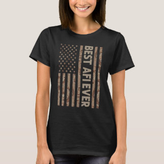 Mens Best Afi je US-amerikanische Flagge Großvater T-Shirt