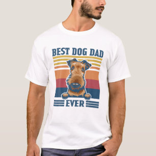 Mens Best Airedale Vater Ever Funny Dog Vater Vate T-Shirt