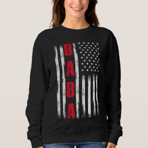 Mens Best Baba je US Flag für Stepdad Fatheru201 Sweatshirt