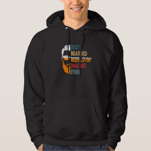Mens Best Barted Lovin Dog Vater Matching Fami Hoodie