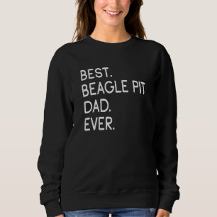 Mens Best Beagle Pit Vater je Sweatshirt