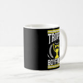 Mens Best Bearded Boyfriend Trophy Mustache 1 Kaffeetasse (VorderseiteRechts)