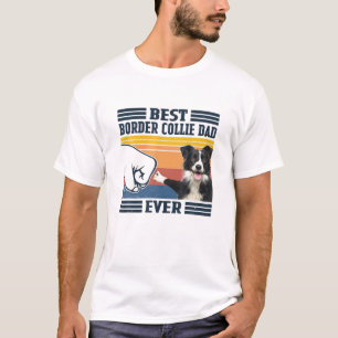 Mens Best Border Collie Vater Ever Funny Dog Lover T-Shirt