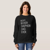 Mens Best Boxer Shepherd Vater jemals Sweatshirt (Vorne ganz)