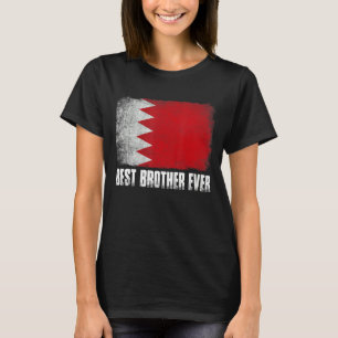 Mens Best Brother je Bahrain Flag Patriotischer Va T-Shirt