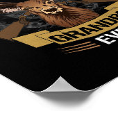 Mens Best Buckin Opa je Hirschjäger Poster (Ecke)