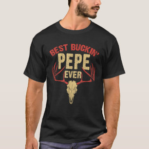Mens Best Buckin Pepe Ever Shirt Deer Jäger Gesche