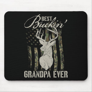 Mens Best Buckin'Opa Ever Hunter Camouflage C Mousepad