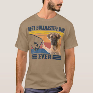 Mens Best Bullmastiff Vater Ever Funny Dog Lover F T-Shirt