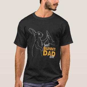 Mens Best Bunny Vater je Rabbit Daddy Bunny Vater T-Shirt