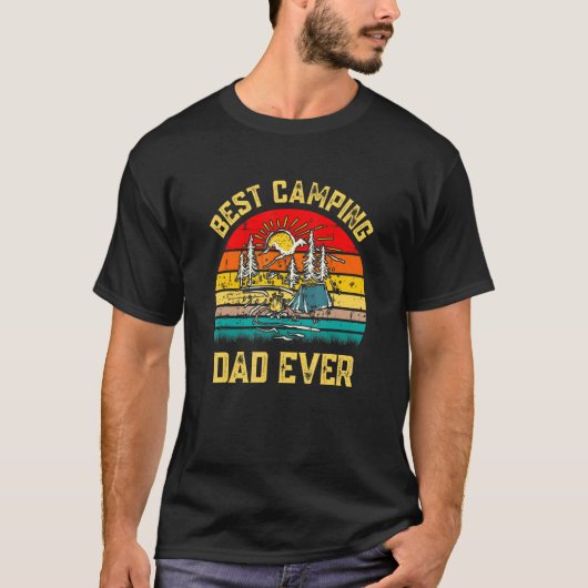Mens Best Camping Vater je Väter, die Camp 2 T-Shirt (Vorderseite)