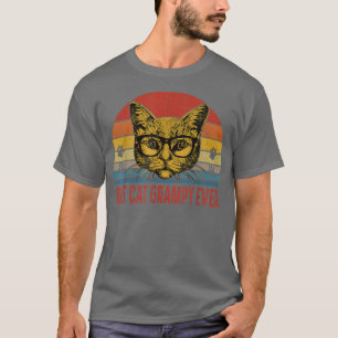 Mens Best Cat Grampy Ever Vintag Cat Lounge T-Shirt