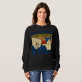 Mens Best Cat Vater Ever Faustblase Katzenkatze Da Sweatshirt (Vorne ganz)