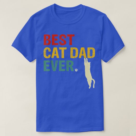 Mens Best Cat Vater Ever T Funny Cat Daddy Pater D T-Shirt (Design vorne)