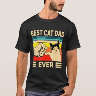 Mens Best Cat Vater je Cat Daddy Pater S Day 1 T-Shirt