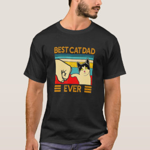 Mens Best Cat Vater je Cat Daddy Vatertag T-Shirt