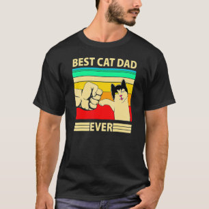 Mens Best Cat Vater je Cat Daddy Vatertag T-Shirt
