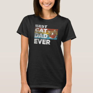 Mens Best Cat Vater je Katze Vatertag Vater T-Shirt