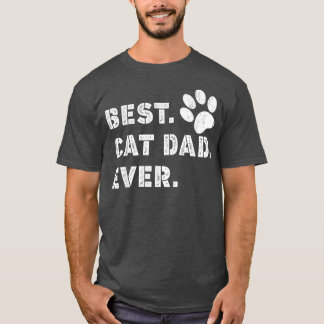 Mens Best Cat Vater je Vatertag Geschenke von T-Shirt