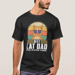 Mens Best Cat Vater weil ich allergische Vater Kat T-Shirt
