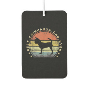 Mens Best Chihuahua Papa je Chi Dog Lover Geschenk Autolufterfrischer