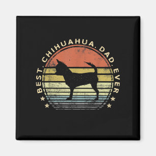Mens Best Chihuahua Papa je Chi Dog Lover Geschenk Magnet
