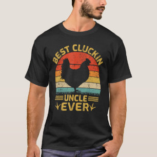Mens Best Cluckin Onkel je Vintagen HühnerOnkel T-Shirt