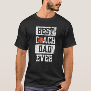 Mens Best Coach Vater Ever Mens Basketball Gecoach T-Shirt