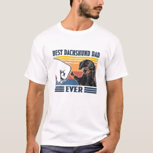 Mens Best Dackel Vater Ever Funny Dog Lover Fathe T-Shirt