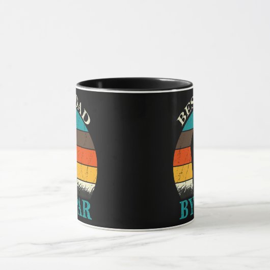 Mens Best Dad By Par Funny Golf Gift For Men Tasse (Zentrum)