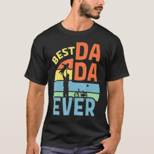 Mens Best Dada je Vintager Vater Daddy Vatertag T-Shirt