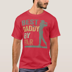 Mens Best Daddy by Par Golf Lover Daddy Vater's D T-Shirt