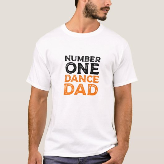 Mens Best Dance Vater, Funny Dancer Vater T-Shirt (Vorderseite)