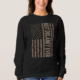 Mens Best Delaney je US-amerikanische Flagge Großv Sweatshirt
