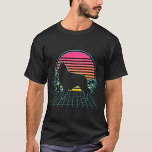 Mens Best Dog Baba Ever T-Shirt Familienvater