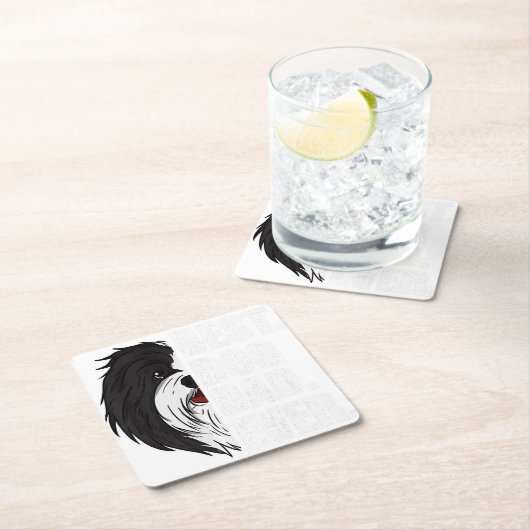 Mens Best Dog Dad Ever Havanese Dad Father_s Day Rechteckiger Pappuntersetzer (Vor Ort)