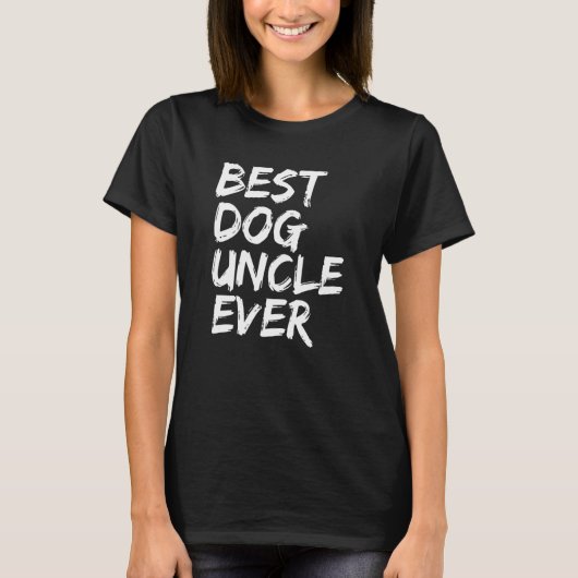 Mens Best Dog Uncle Ever  Dog  Dog Owners  Present T-Shirt (Vorderseite)
