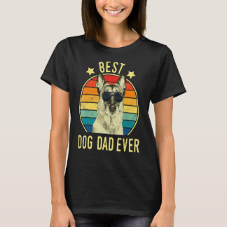 Mens Best Dog Vater je Belgisch Malinois Vaterland T-Shirt