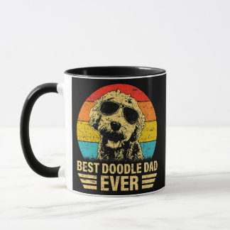 Mens Best Doodle Opa je Vintag Tasse