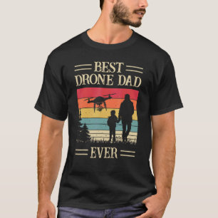 Mens Best Drone Vater je Drohne Pilot Vater's Da T-Shirt