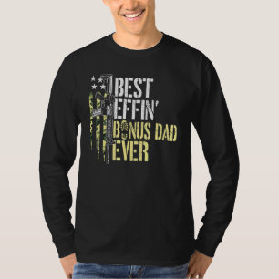 Mens Best Effin Bonus Vater je Gun Rights Camoufla T-Shirt
