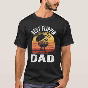 Mens Best Flippin Vater Barbecue Rauchen GRILLEN T-Shirt