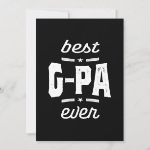 Mens Best G-Pa je Geschenk Opa-Geschenk Dankeskarte