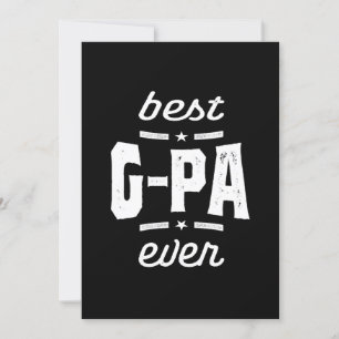 Mens Best G-Pa je Geschenk Opa-Geschenk Einladung