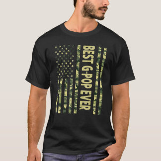 Mens Best G Pop je US-amerikanische Flagge Großfet T-Shirt