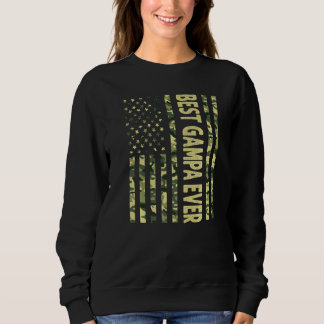 Mens Best Gampa je US-amerikanische Flagge Großfet Sweatshirt